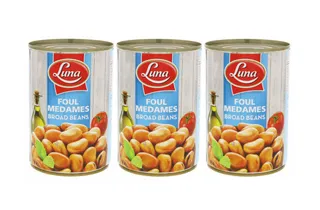 Luna Foul Medames Broad Beans 3x380g
