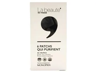 Monoprix La Beaute Du Visage Purifying Patches Coal X6
