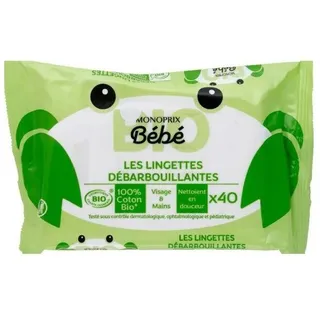 Monoprix Bebe Les Baby Cleansing Wipes 40 pcs