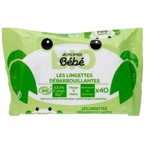 Monoprix Bebe Les Baby Cleansing Wipes 40 pcs