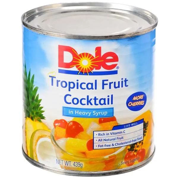 Dole Trpcl Fruit Cocktail W Chry 439G