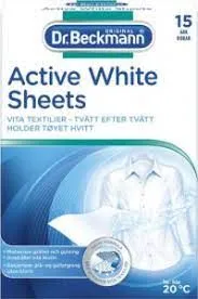 Dr. Beckmann Active White Sheets 15 pcs
