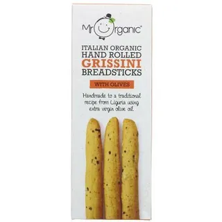 Mr Organic Grissini Brdstk Olives 130 g