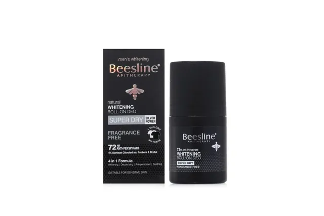 Beesline Super Dry 4in1 72H Antiperspirant & Whitening Roll-On Deodorant for Men 50ml