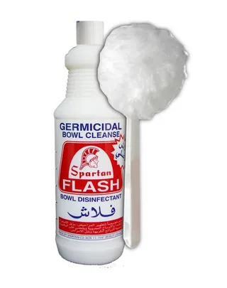 Flash Bowl Disinfectant with Brush, 1L
