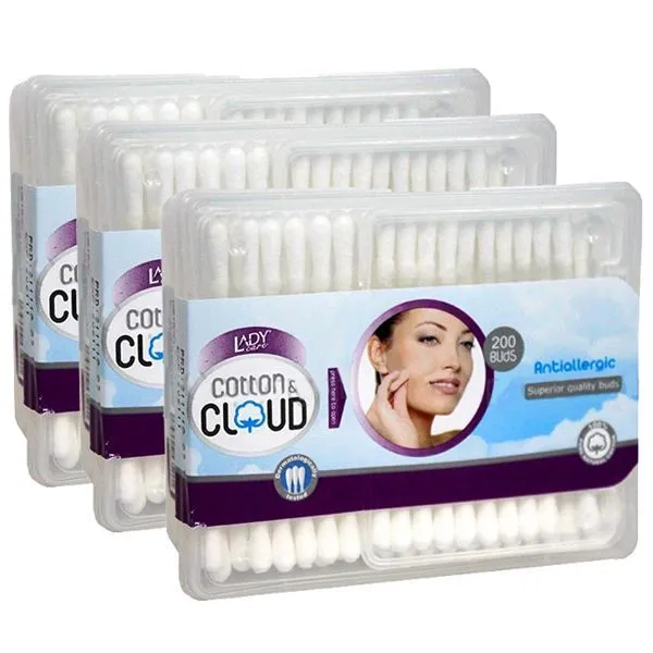 Lady Care Ear Buds Antiallergic 200 Count