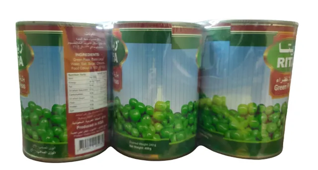 Rita Green Peas 400 g x 3 pcs