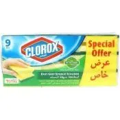 Clorox Easy Grip Scourer Sponge 9 pcs