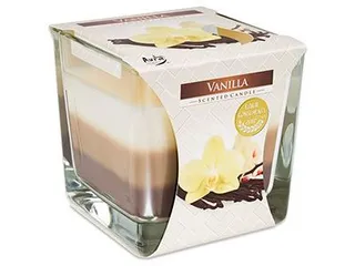 Aura Vanilla Tricolor Scented Candle 170g