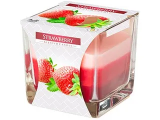 Aura 3 Colored Strawberry Scented Candle 170g