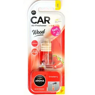Aroma Car Air Freshener Wood With Assorted Fragrances 6 Ml