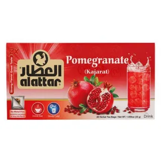 Al Attar Pomegranate Tea Jars 20 Bags