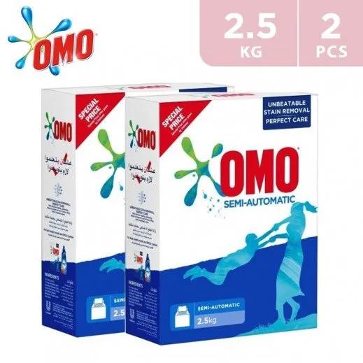 Omo Semi Automatic 2.25 kg x 2 Pcs