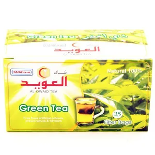 العويد شاي أخضر 25 فتلة