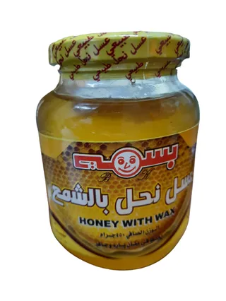 عسل بي كي بالشمع 450 جرام