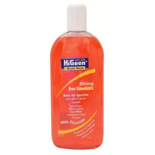 Higeen Mouth Wash With Fluoride Strong For Smokers 400 ml