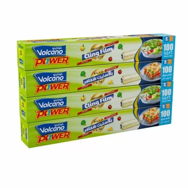 Volcano Power Cling Film 100Sq 3+1