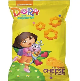 Nickelodeon Dora Cheese Flavor Chips, 25g