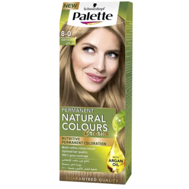 Palette natural 8-0 light blonde