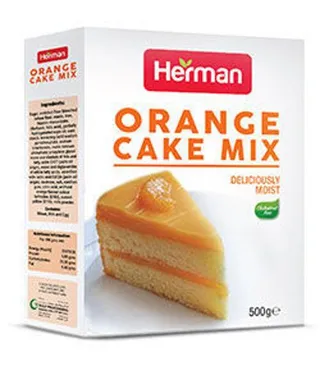 Herman Orange Cake Mix 500g