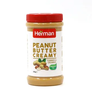 Herman Peanut Butter Creamy 510 g Fhr6014