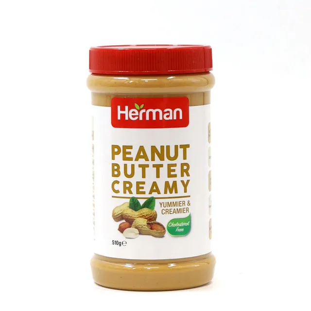 Herman Peanut Butter Creamy 510 g Fhr6014