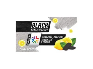V-Gum Charcoal Black Gum With Lemon Mint 17 g