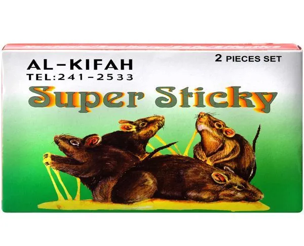 Alkifah Rodent Glue Wooden 2 pcs Set