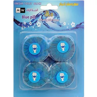 أقراص منظفة للتواليت - 4 قطع
