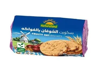 Natureland Fruity Oat Biscuits 200 g