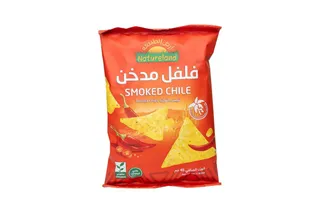 Natureland Organic Smoked Chile Tortilla Chips 45 g