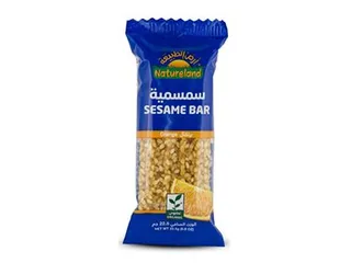 Natureland Orange Sesame Bar, 22.5g