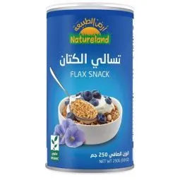Natureland Organic Flax Snack 250g