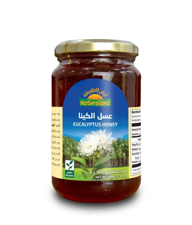 Natureland Organic Eucalyptus Honey, 500g