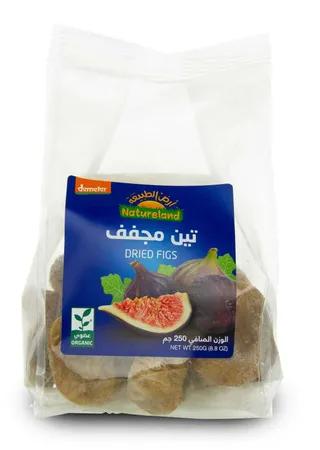 Natureland Organic Dries Figs 250 g