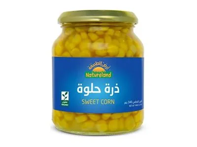 Natureland Sweet Corn 340 g