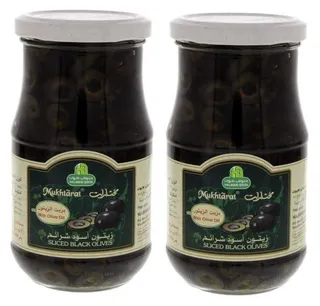 Halwani Bros Black Slice Olives 2 pcs x 325 g