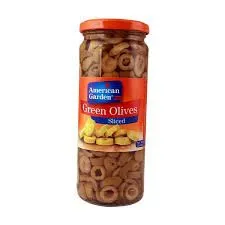 American Garden Sliced Green Olives 450g