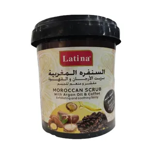 Latina Moroccan Scrub With Argan Oil & Coffee 600g