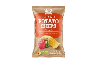 RB Foods Organic Potato Chips With Paprika 100G