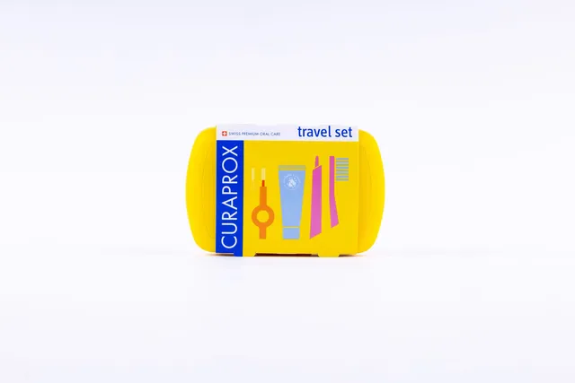 Curaprox Yellow Oral Travel Kit, 1 Pack
