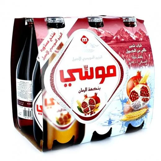 Moussy Pomegranate Alcohol-Free Malt Beverage 6 pcs x 330 ml