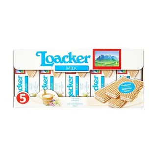 Loacker Classic Alpine Milk Crispy Wafers 5x45 g