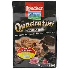 لوكر كوادرتني شوكولاتة داكنة ويفر, 250g