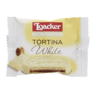 Loacker White Tortina Chocolate 24x21g