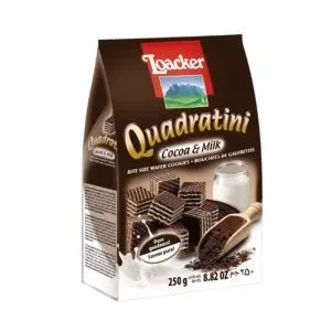 لوكر كوادراتيني كاكاو وحليب ويفر, 250g