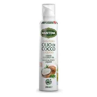 Mantova 100% Pure Gluten Free Coconut Oil Spray 200 ml