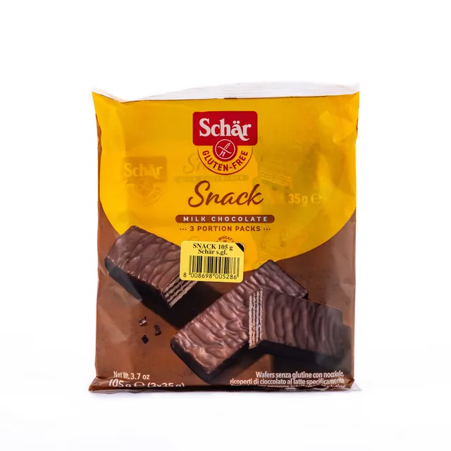 Schar Gluten Free Snack Chocolate Bar 105 Gm