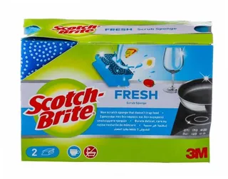 Scotch Brite 3M Non Scratch Nail 2 pcs