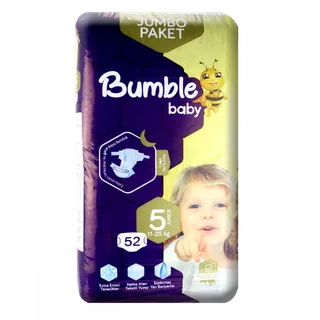 Bumble Diaper Jumbo Pack Size 5 (11-18 Kg) 52 Pcs